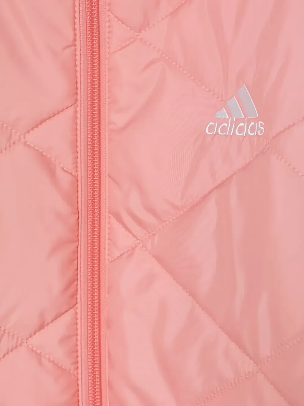 Куртка со стеганым узором Adidas Kids, розовый — фото 3