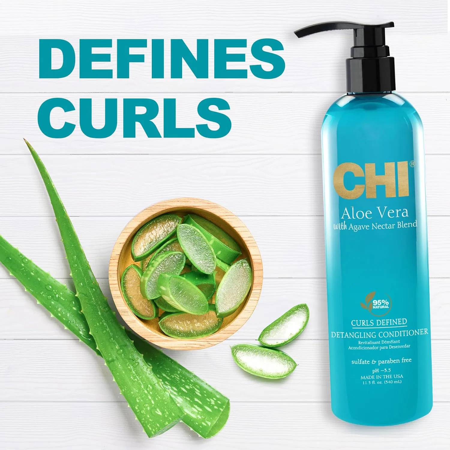 Кондиционер для распутывания волос «Aloe Vera Detangling Conditioner» от CHI — фото 3