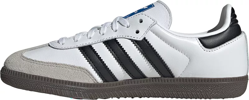 Детские кроссовки Samba OG для начальной школы Adidas, белый/черный — фото 3