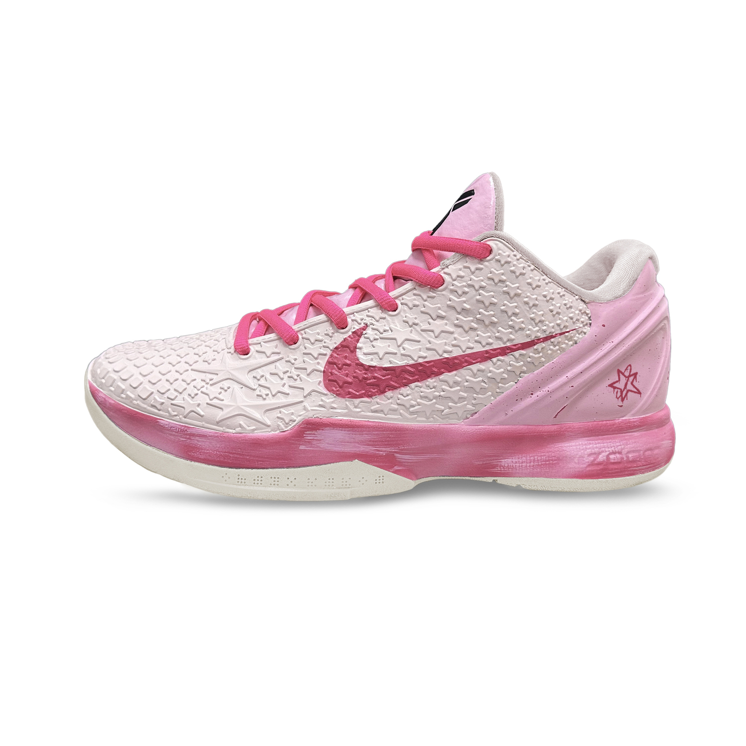 

Nike Zoom Kobe 6 All Star 2.0 Cloud Cushioning, износостойкие низкие баскетбольные кроссовки мужские Pink