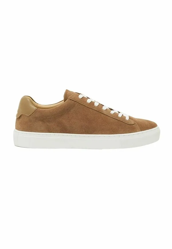 Кроссовки finley с низким верхом стандартной посадки Reiss, Camel Brown — фото 3