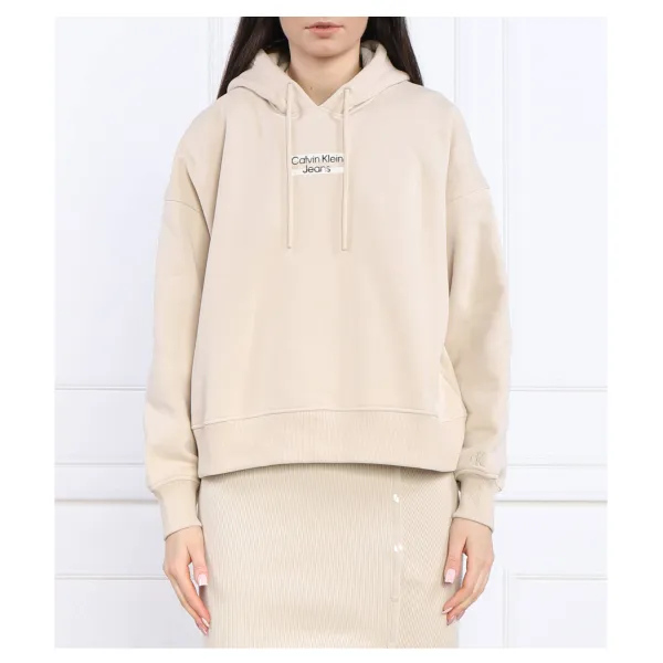 

Толстовка обычного кроя Calvin Klein, бежевый