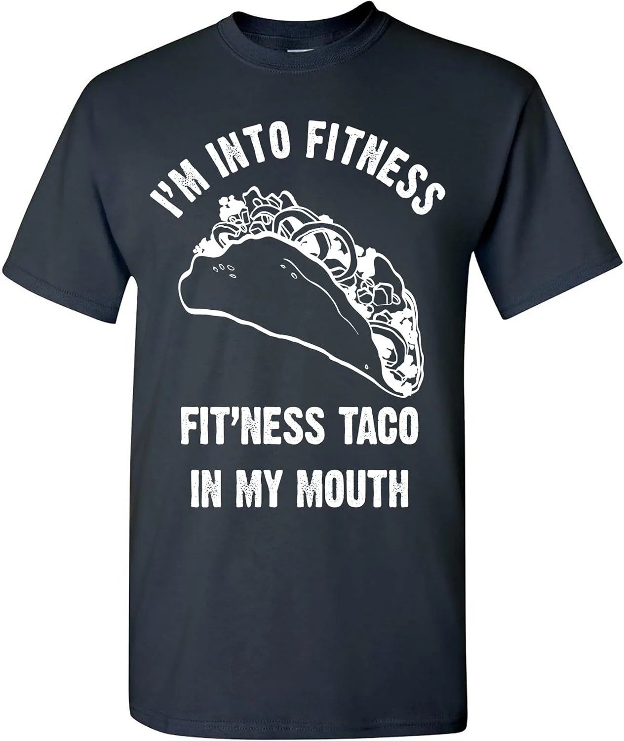 

Футболка с принтом "I'm Into Fitness Taco in My Mouth" ZUKIY