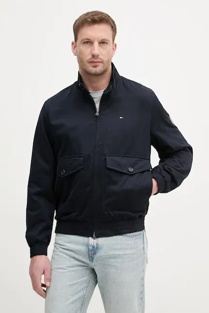 Куртка Harrington хлопок Tommy Hilfiger, синий
