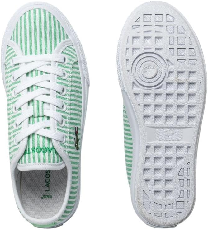 Кроссовки Lacoste Unisex-Child Juniors' Backcourt, Dark Ginger Green/Navy Blue 2.0 — фото 4