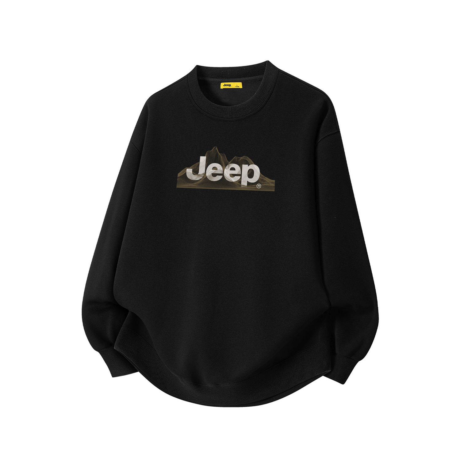 

Свитшот Unisex Crew Neck Moderate Jeep, pure черный[upgraded fleece-lined]