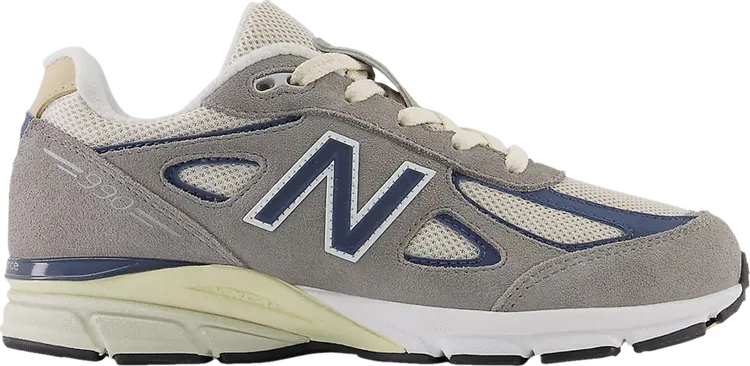 

Кроссовки 990v4 Big Kid Wide 'Grey Day 2023', серый