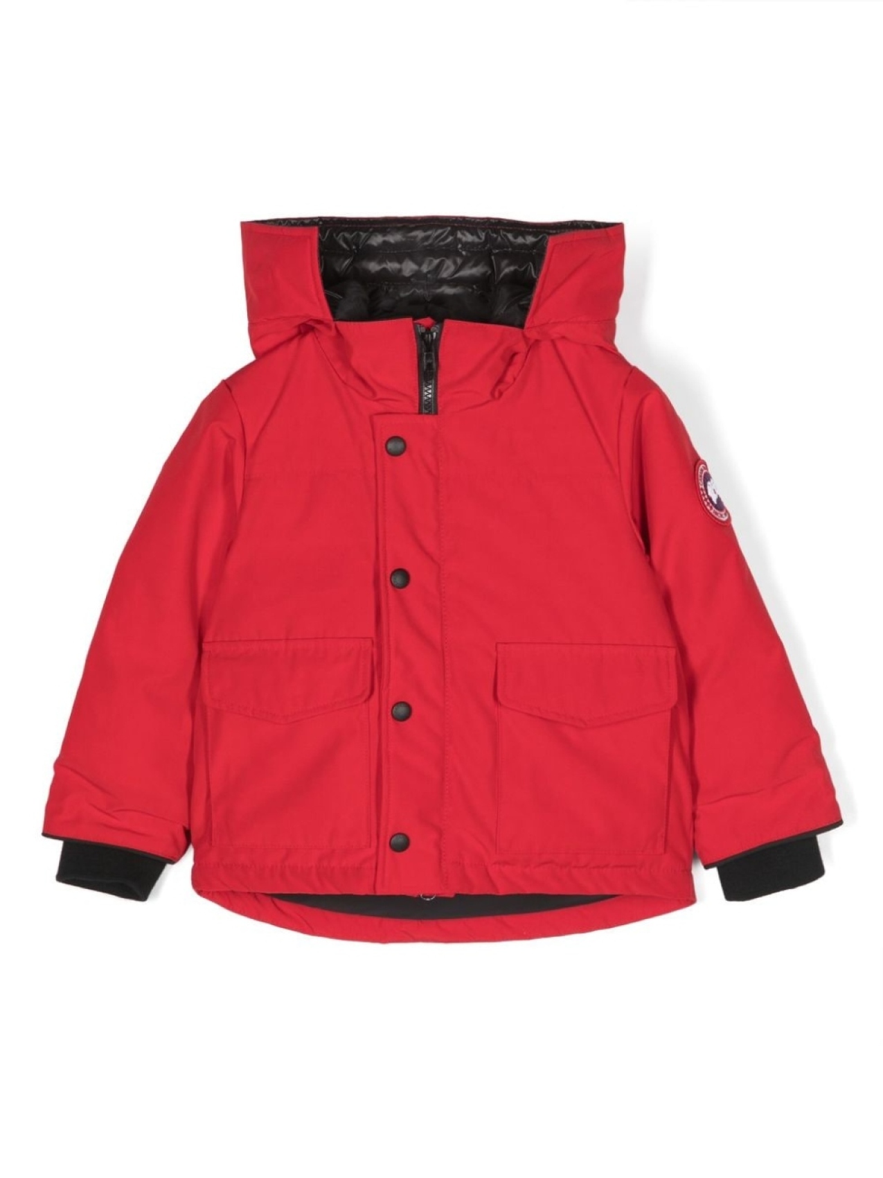 

Canada Goose Kids пуховик Lynx с капюшоном, красный