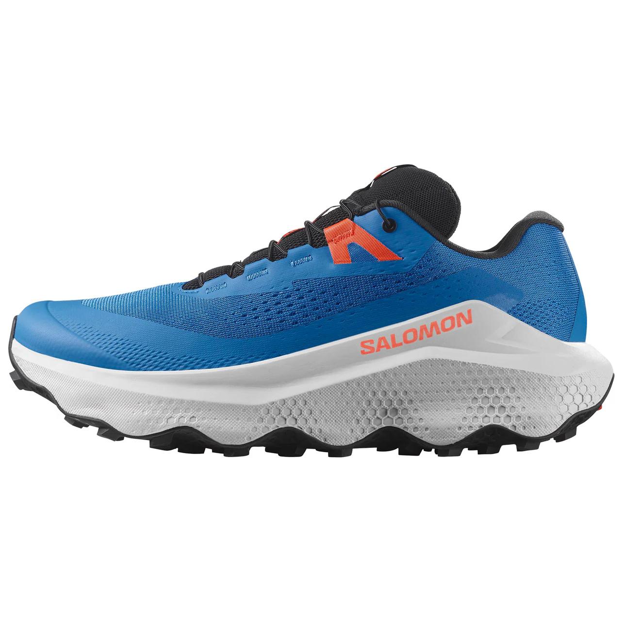 

SALOMON Кроссовки для бега по пересеченной местности Ultra Glide с антискользящим покрытием, износостойкие, мужские, сине-серые