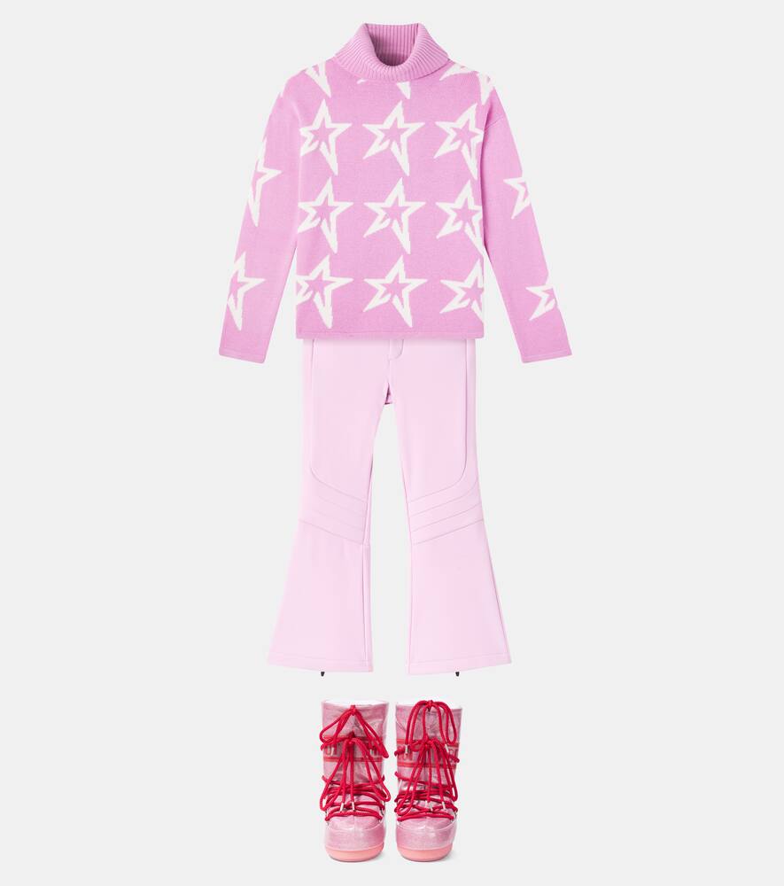 Брюки для катания на лыжах Aurora flared Perfect Moment Kids, Pink — фото 2