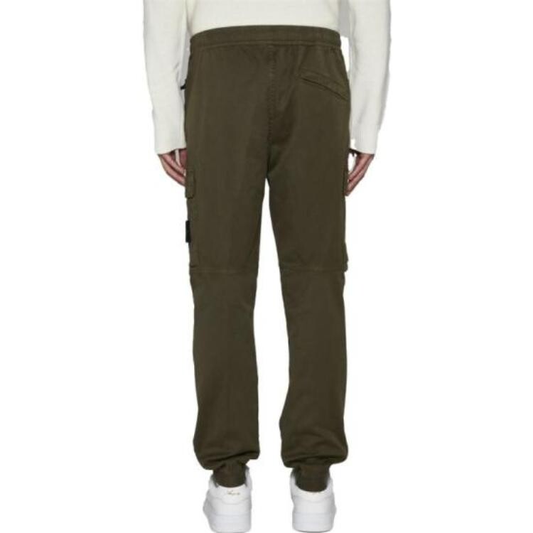 Брюки мужские Stone Island, оливковый — фото 4