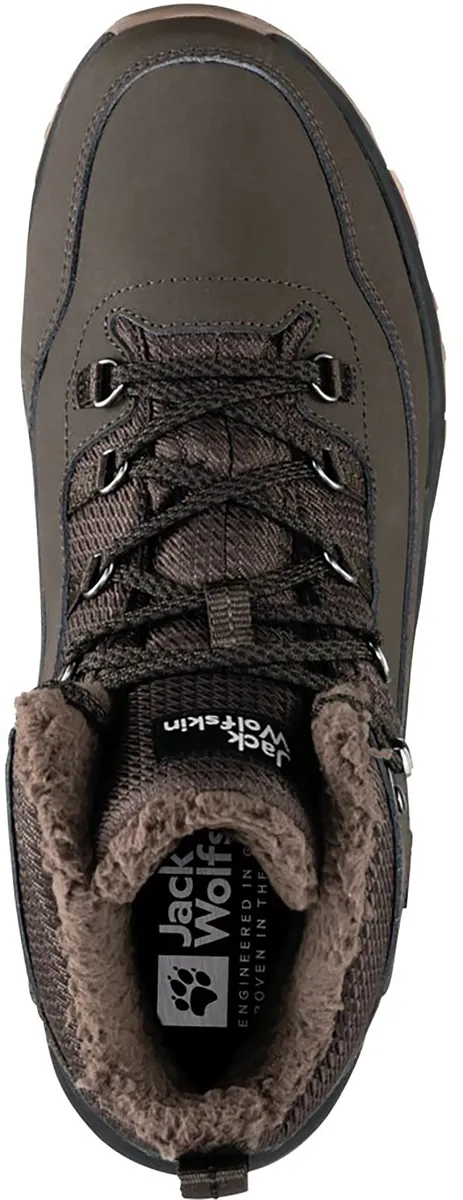 Зимние уличные ботинки Jack Wolfskin "EVERQUEST TEXAPORE MID M", водонепроницаемые и согревающие, коричневый — фото 4