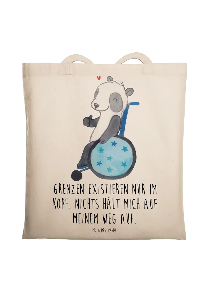 

Сумка для переноски Mr & Mrs Panda Panda Rollstuhl, кремовый