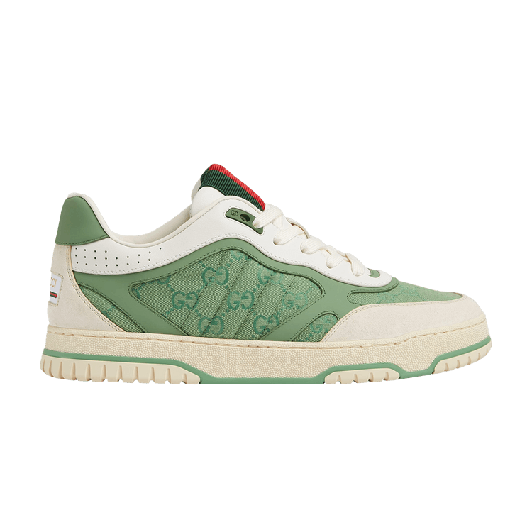 

Кроссовки Gucci Re-Web Sneaker 'GG Canvas - Ivory Green', зеленый