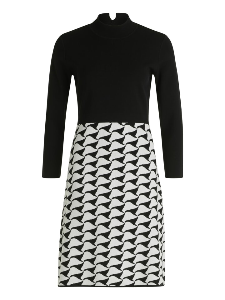 

Короткое платье Vera Mont Strickkleid mit Strickdetails, цвет Patch Black/Cream