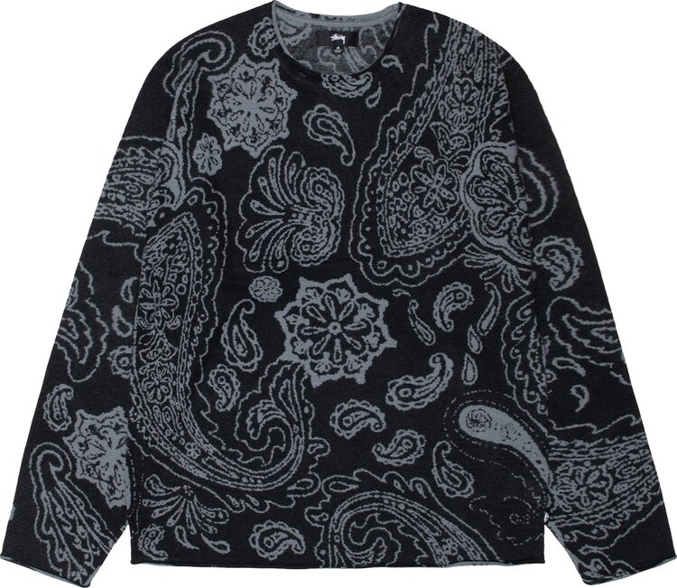 

Свитер Stussy Paisley 'Black', черный