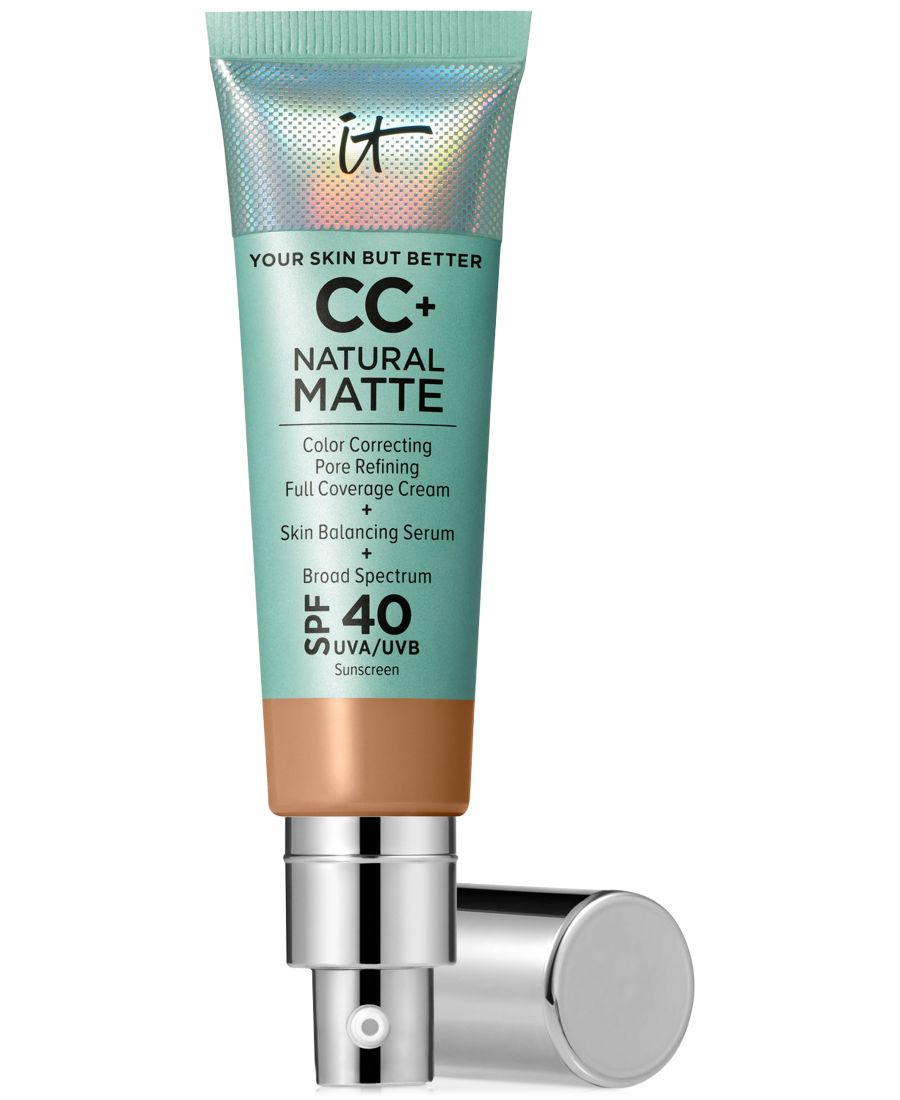 

CC+ кремовая матирующая тональная основа SPF 40 IT Cosmetics, цвет tan