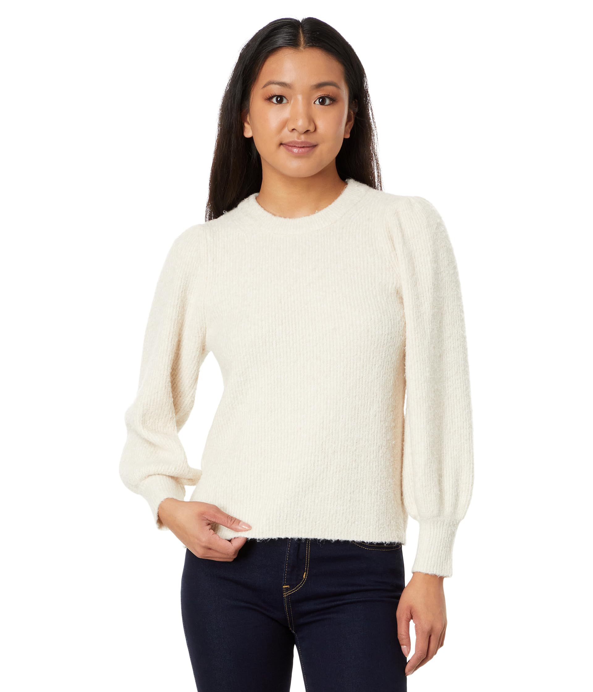 

Свитер Lilla P 3/4 Sleeve Puff Sleeve Sweater, Salt