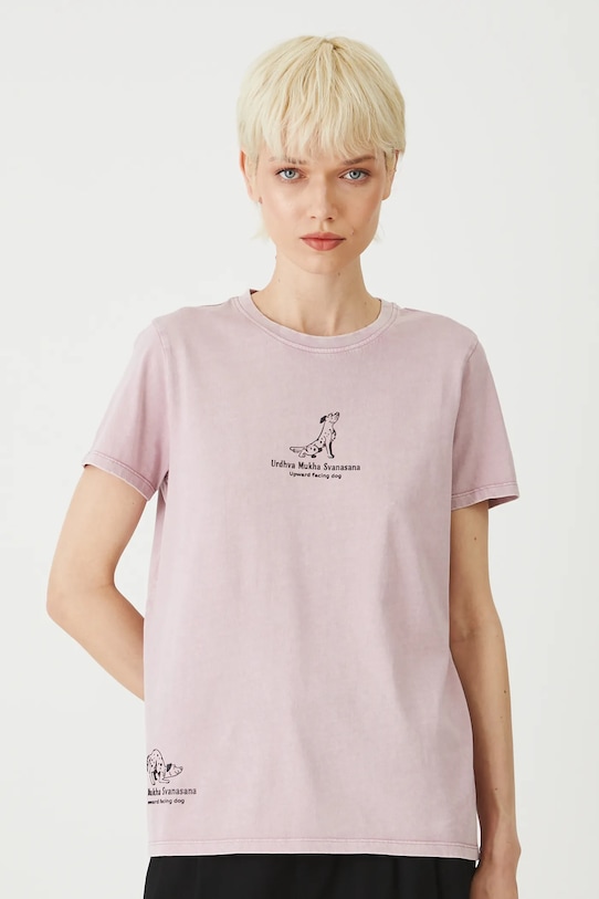 

Хлопковая футболка Medicine, розовый