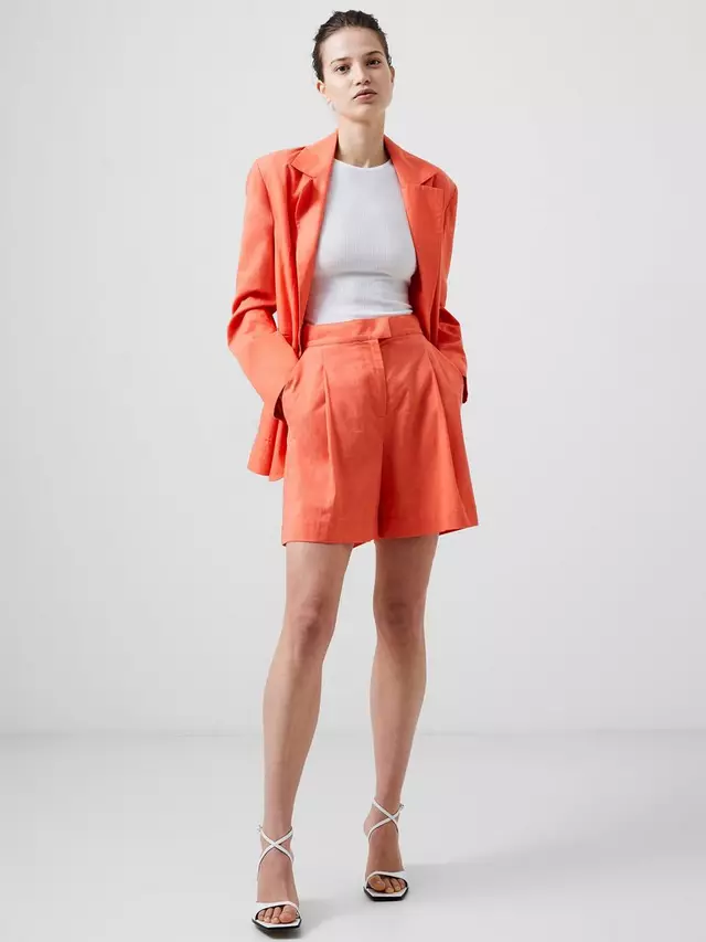 

Шорты French Connection Alania Tailored City, цвет coral
