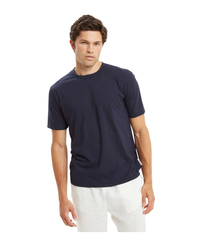 

Легкая футболка Stromboli из льна и хлопка Peninsula, синий