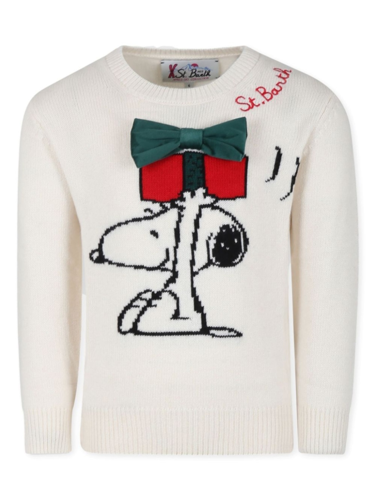 

MC2 Saint Barth Kids x Snoopy Peanuts свитер, белый