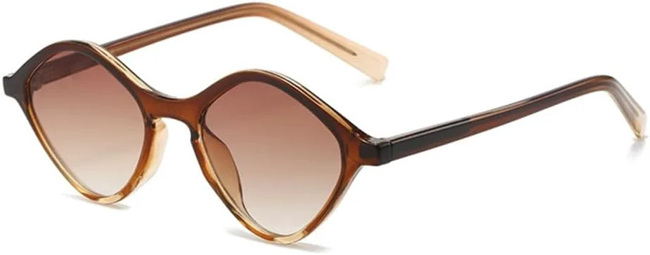 

Ретро-солнцезащитные очки в форме маленького многоугольника для женщин и мужчин, панк-очки, солнцезащитные очки с защитой от УФ-излучения UV400 LANGSER, Tea