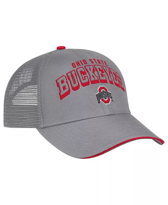 

Мужская серая регулируемая шляпа Ohio State Buckeyes Wyatt Colosseum, синий