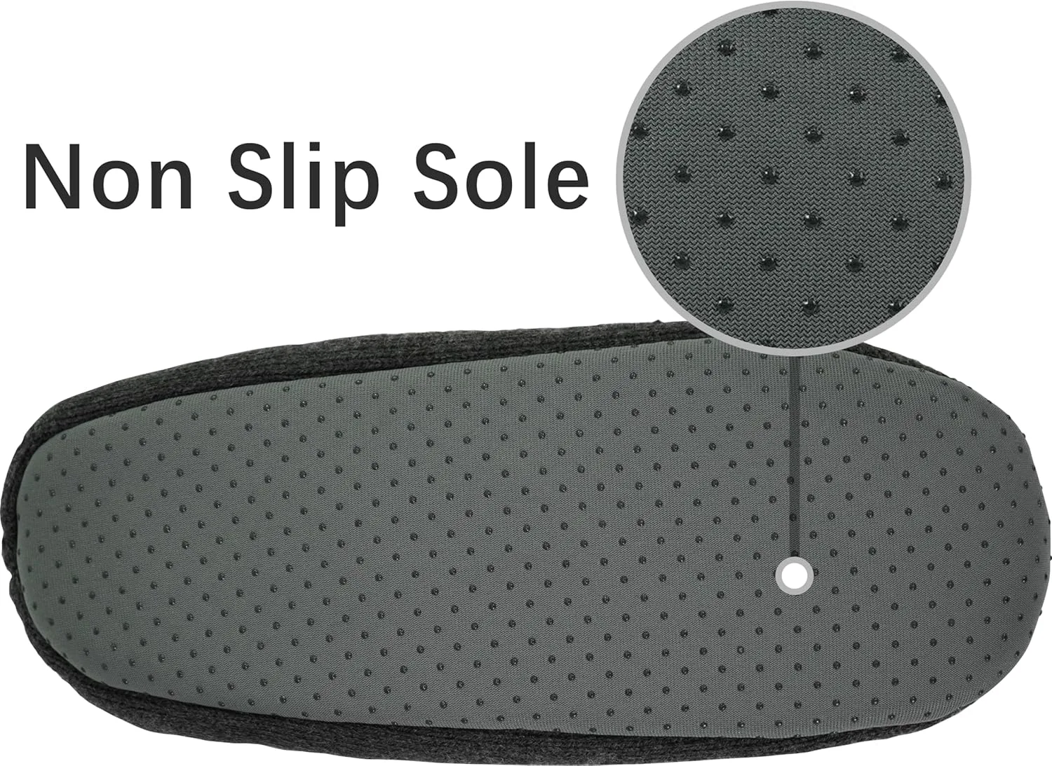 

Мужские пушистые носки-тапочки BenSorts с противоскользящей подошвой для дома, идеальный подарок на Рождество, черный