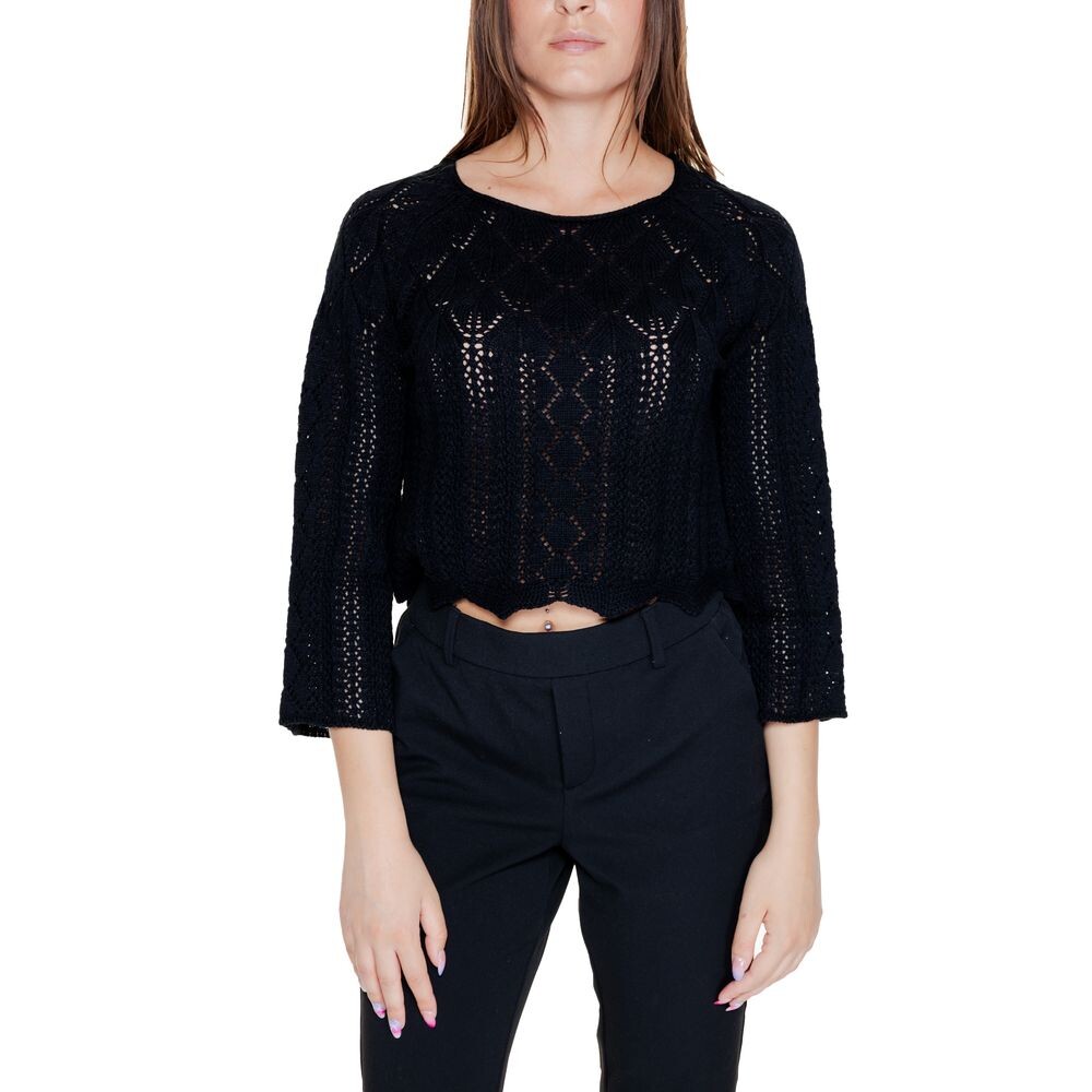 

Черные хлопковые топ и футболка Vero Moda