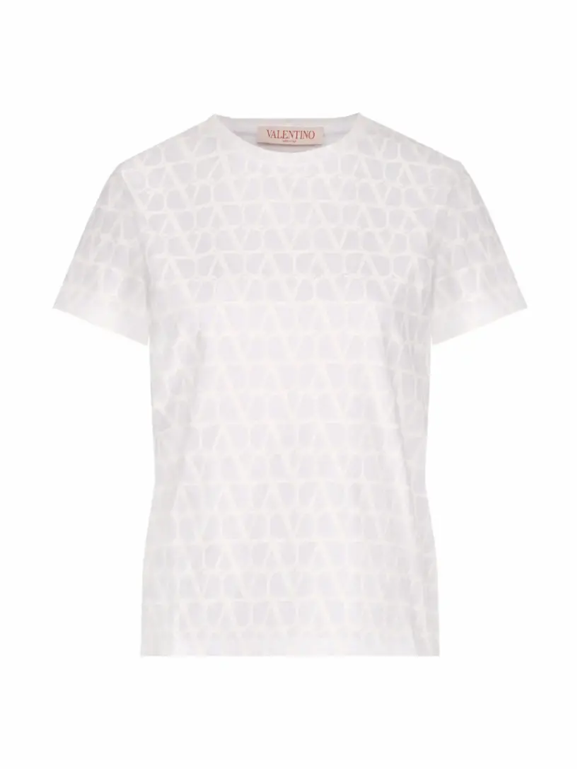 

Хлопковая футболка Toile Iconographe Valentino Garavani, белый