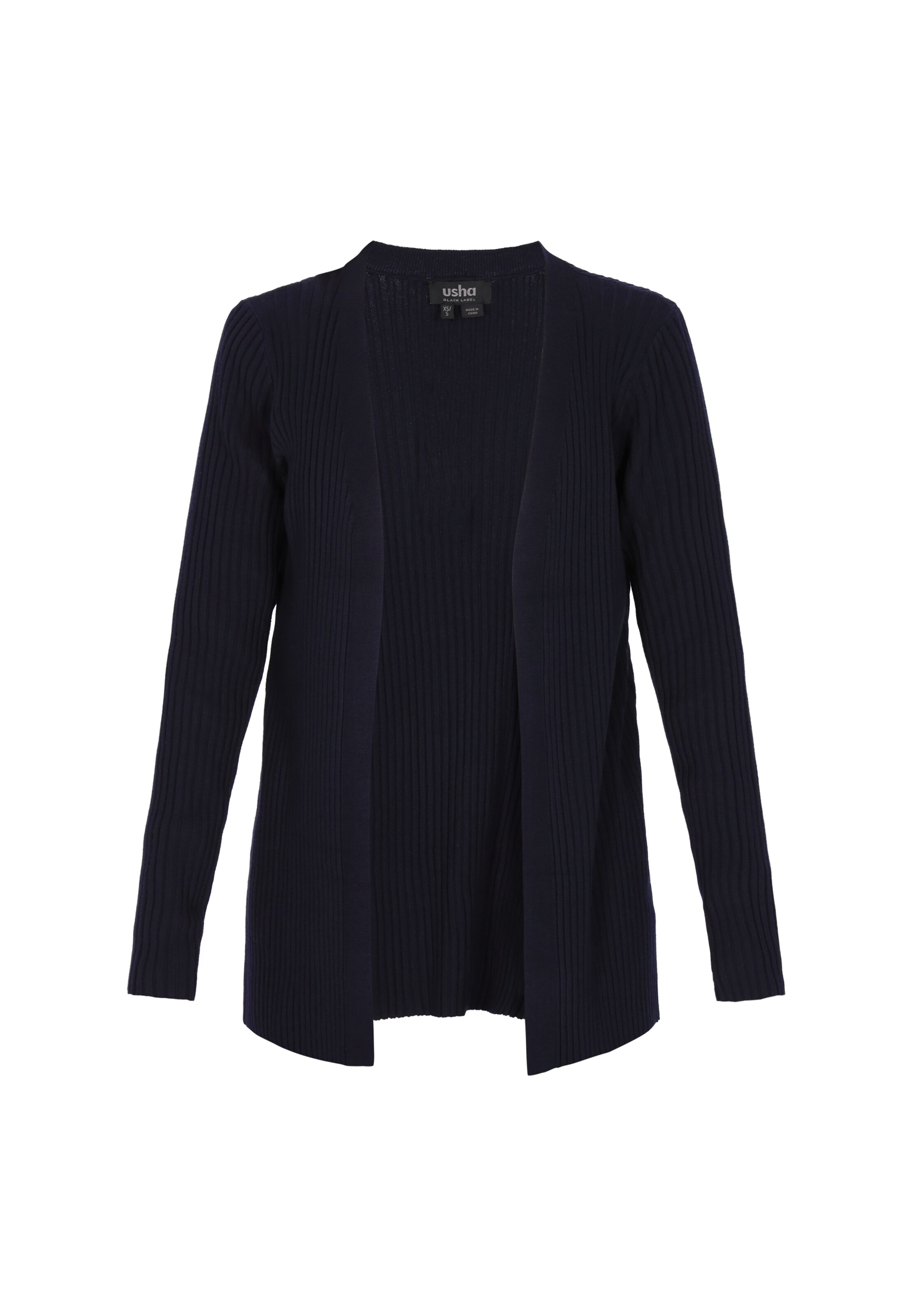 

Usha BLACK LABEL Трикотажный кардиган в темно-синем цвете