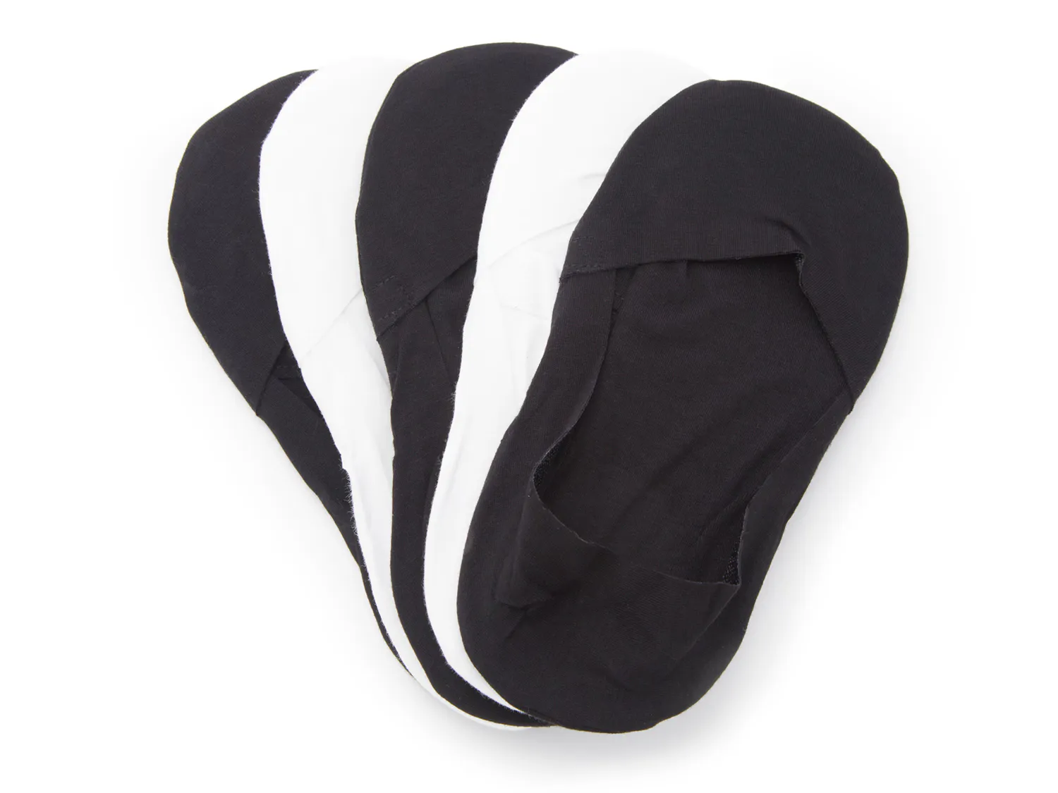 

Носки Invisible Kids' No Show Liners - 5 Pack Mix No. 6, черно-белый