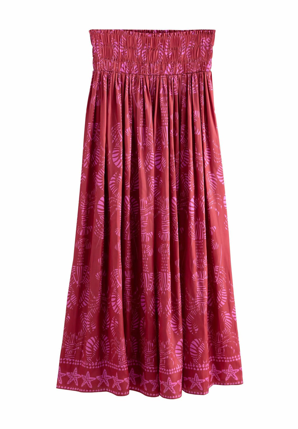 

Юбка макси Pleated skirt Next, красный