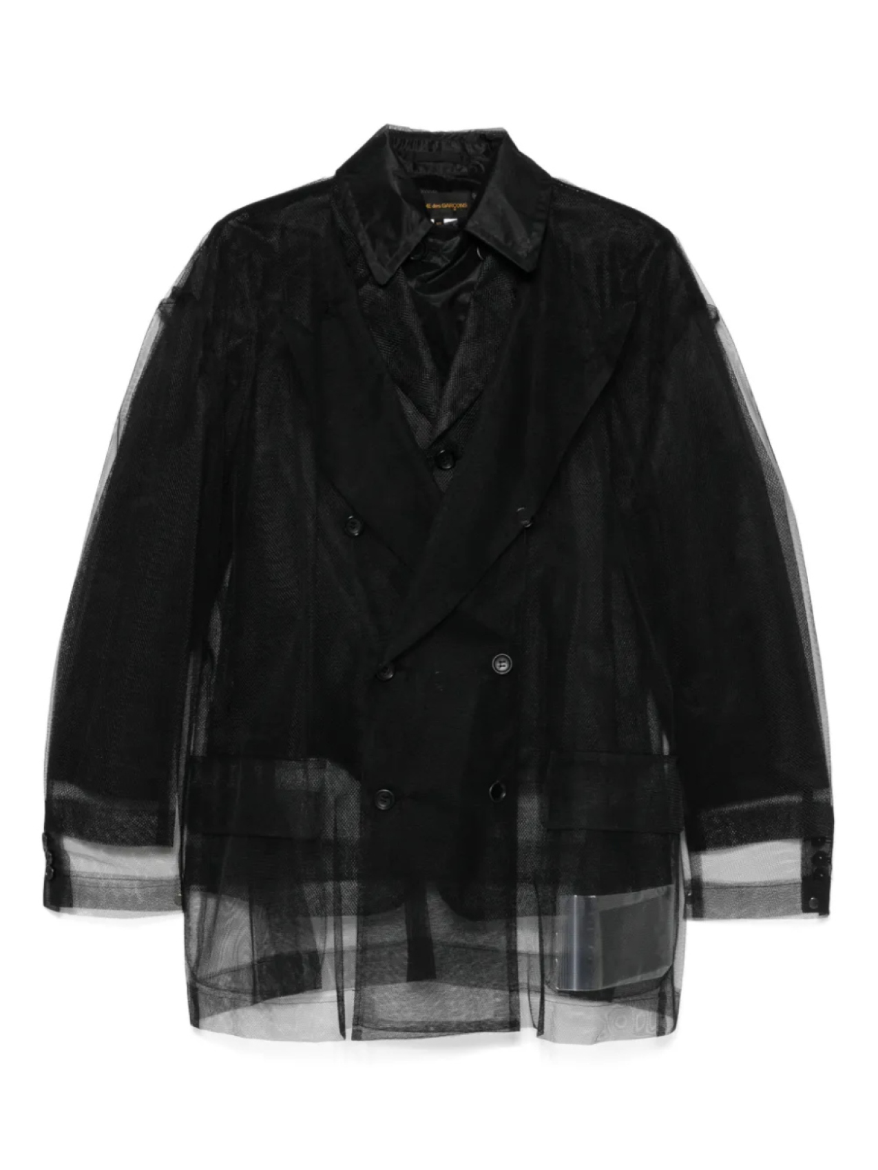 

Блейзер из тюля Comme Des Garçons, черный
