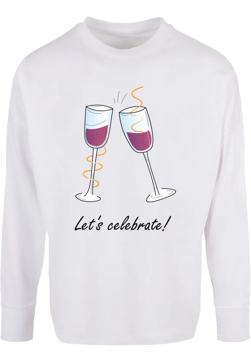 

Merchcode с длинными рукавами " Merchcode Men's Let’s Let's Celebrate Oversized Longsleeve", белый