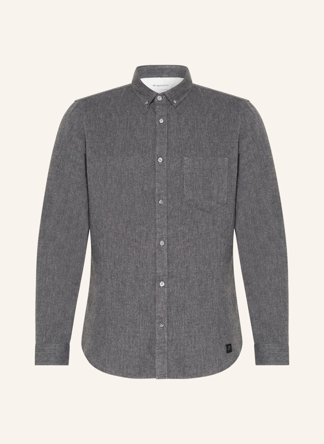 

Рубашка NOWADAYS Slim Fit, серый