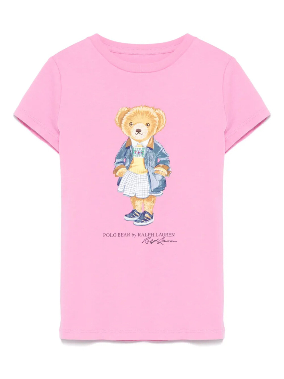 

POLO RALPH LAUREN KIDS футболка Polo Bear, розовый