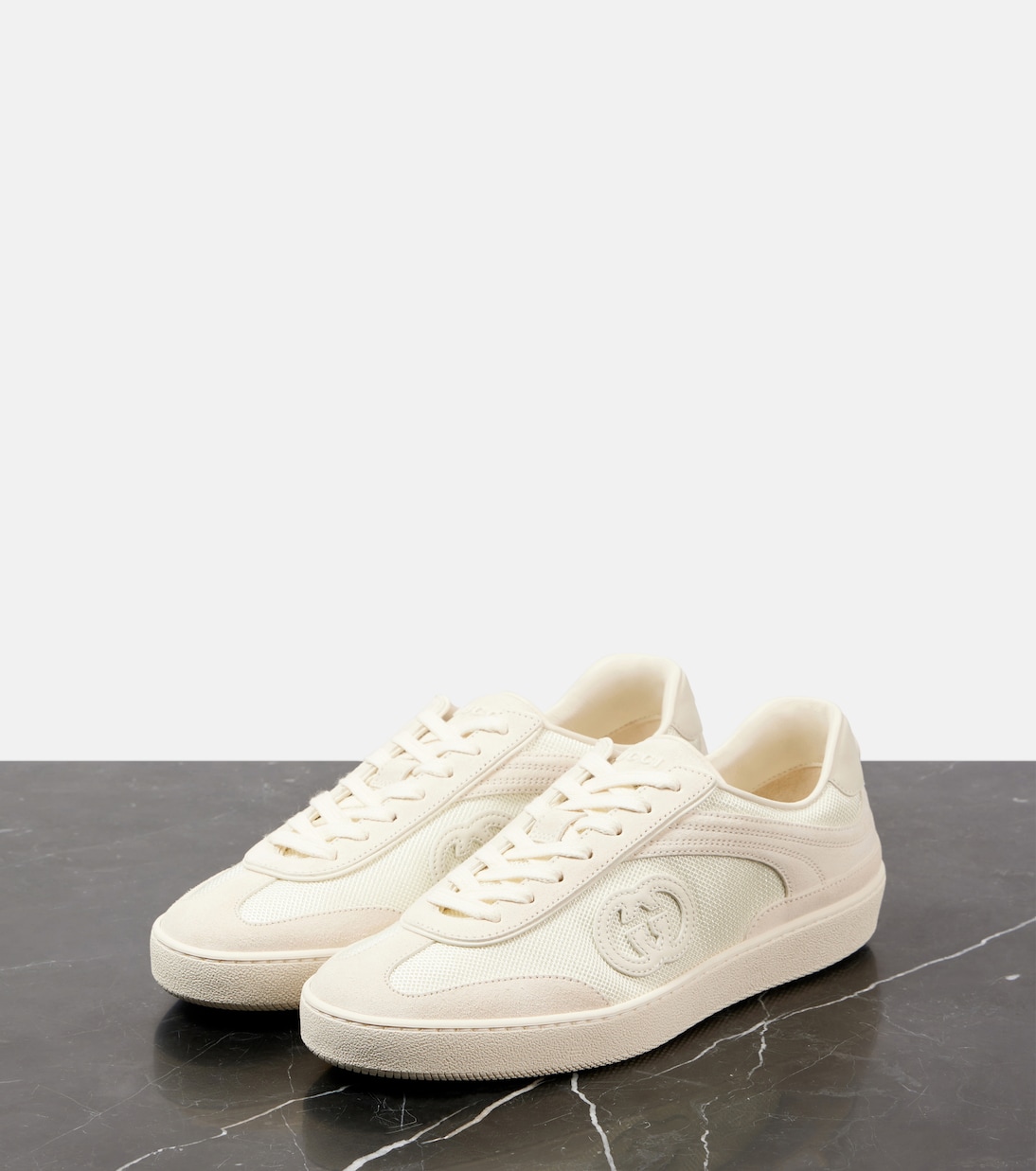 кроссовки G74 с отделкой из замши Gucci, O.W/O.W/O.W/O.W/O.W/ — фото 4