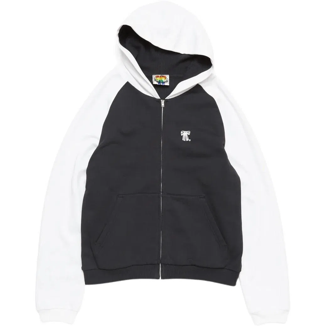 Худи на молнии Acne Studios Black
