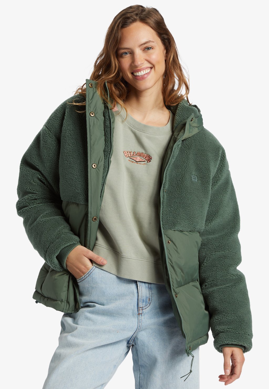 

Зимняя куртка Billabong, зеленый