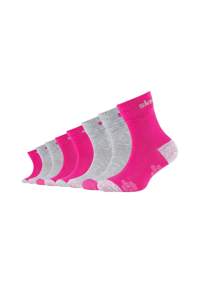 

Носки Skechers "Носки, набор из 8 шт.", цвет Shocking Pink Mi