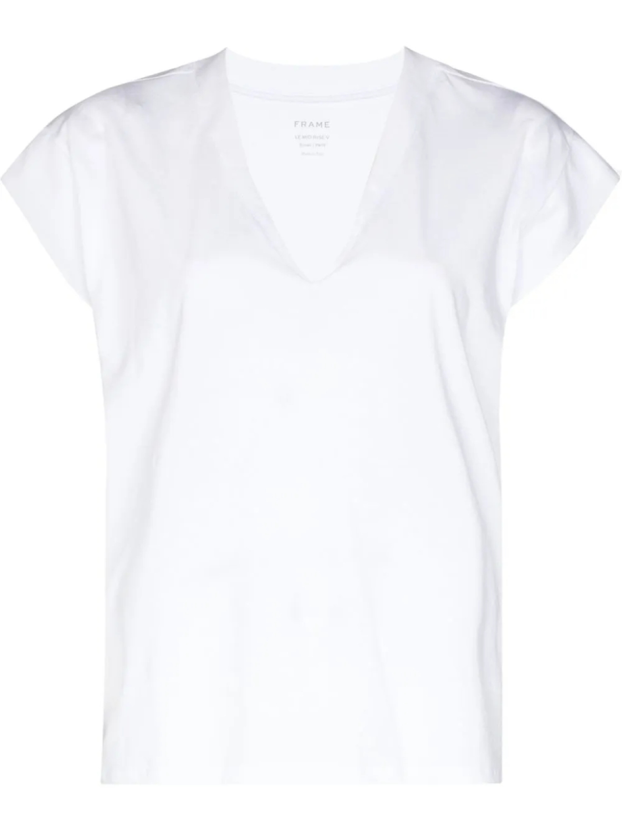

FRAME футболка с V-образным вырезом, белый