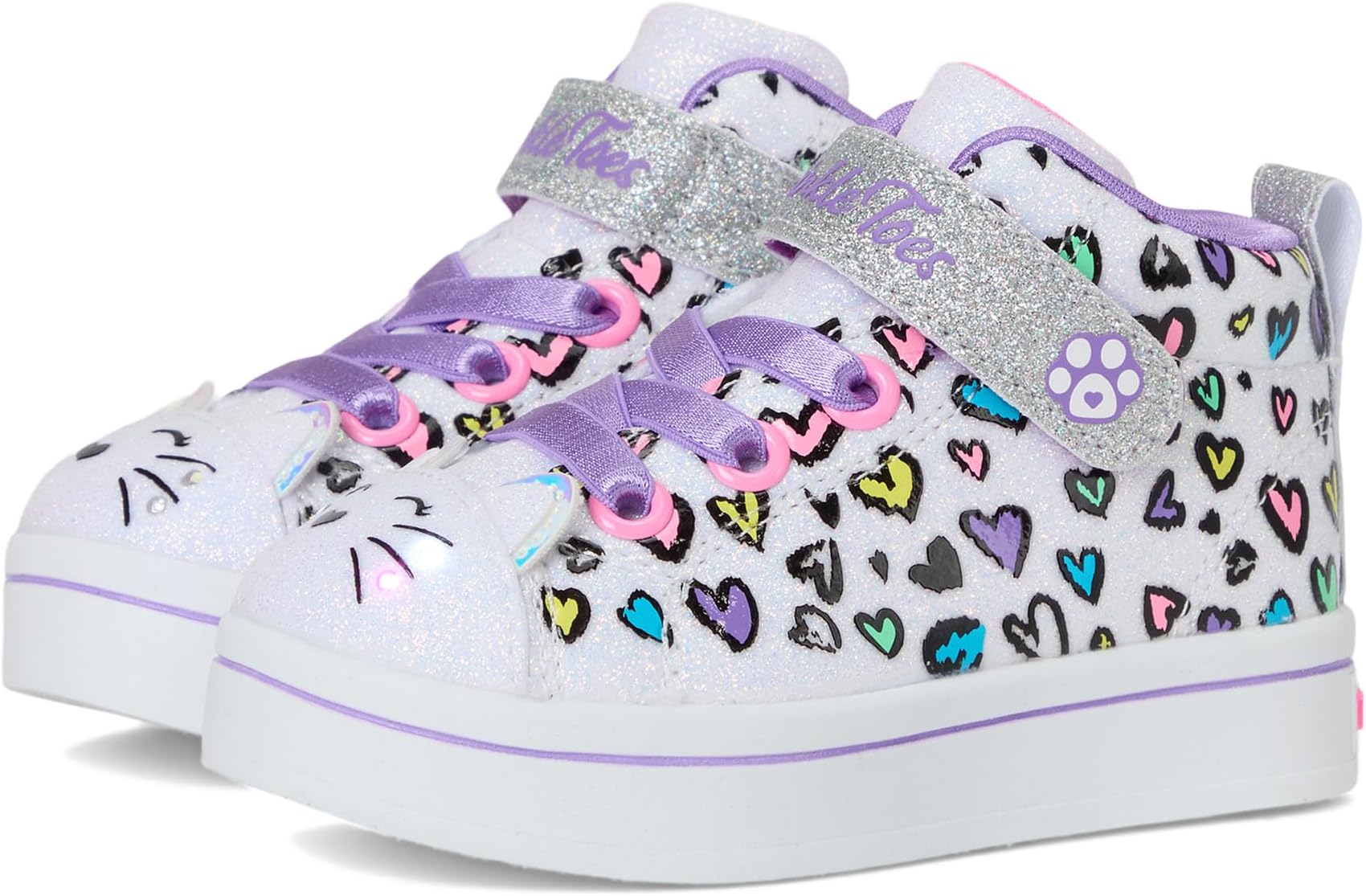 

Кроссовки SKECHERS KIDS Twi-Lites 2.0 - Kitty Cutie 314388N, цвет White/Multi