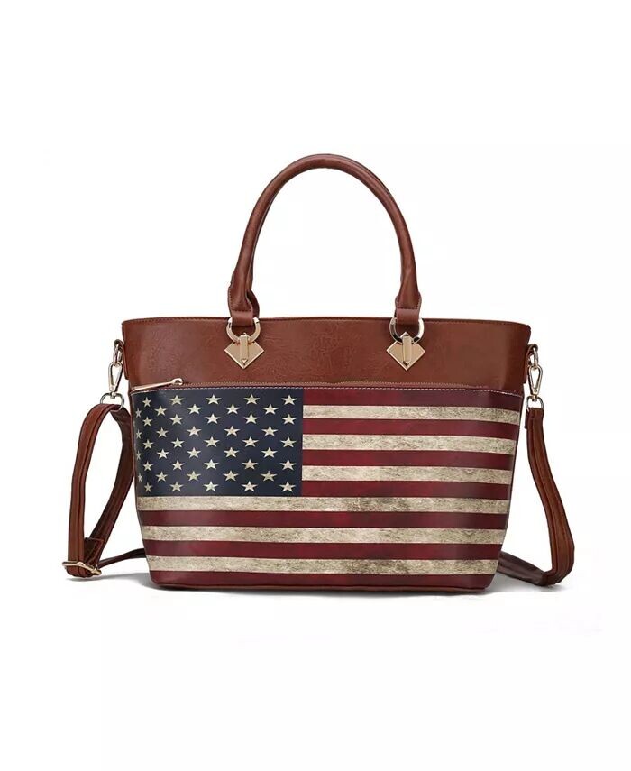 

Большая сумка Lilian Patriotic от Mia K Mkf Collection, бежевый