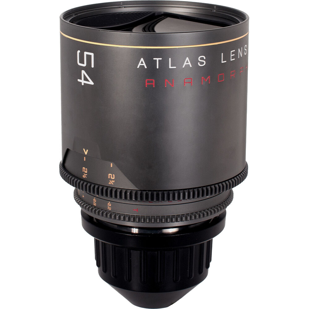 

Анаморфотный объектив Atlas Lens Co. Mercury 54 мм T2.2 1,5x с фиксированным фокусным расстоянием (крепление PL, ножки)