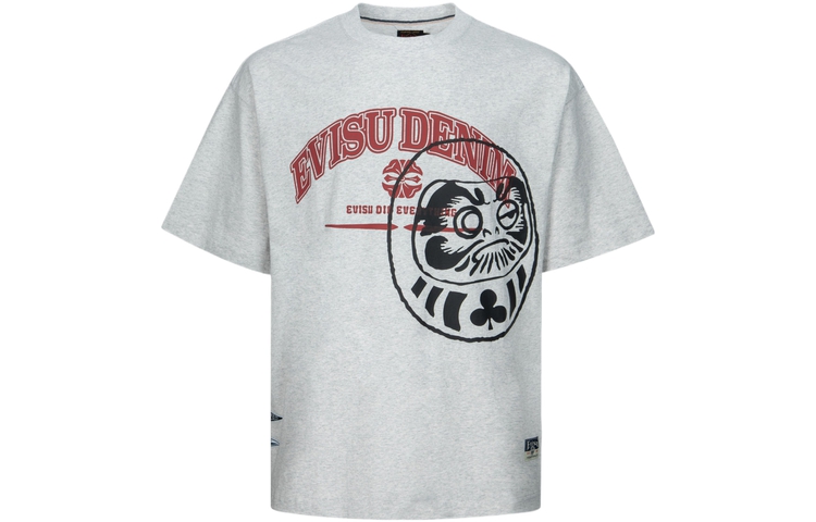 

Футболка мужская EVISU, серо-голубой