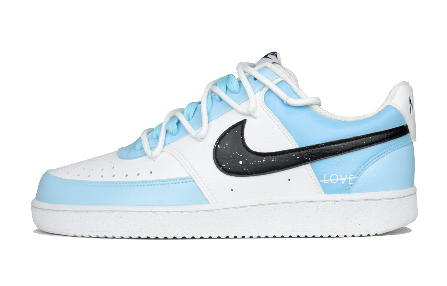 

Кроссовки Nike Court Vision 1 Skateboarding Shoes Men Low-top Blue/white/black, синий