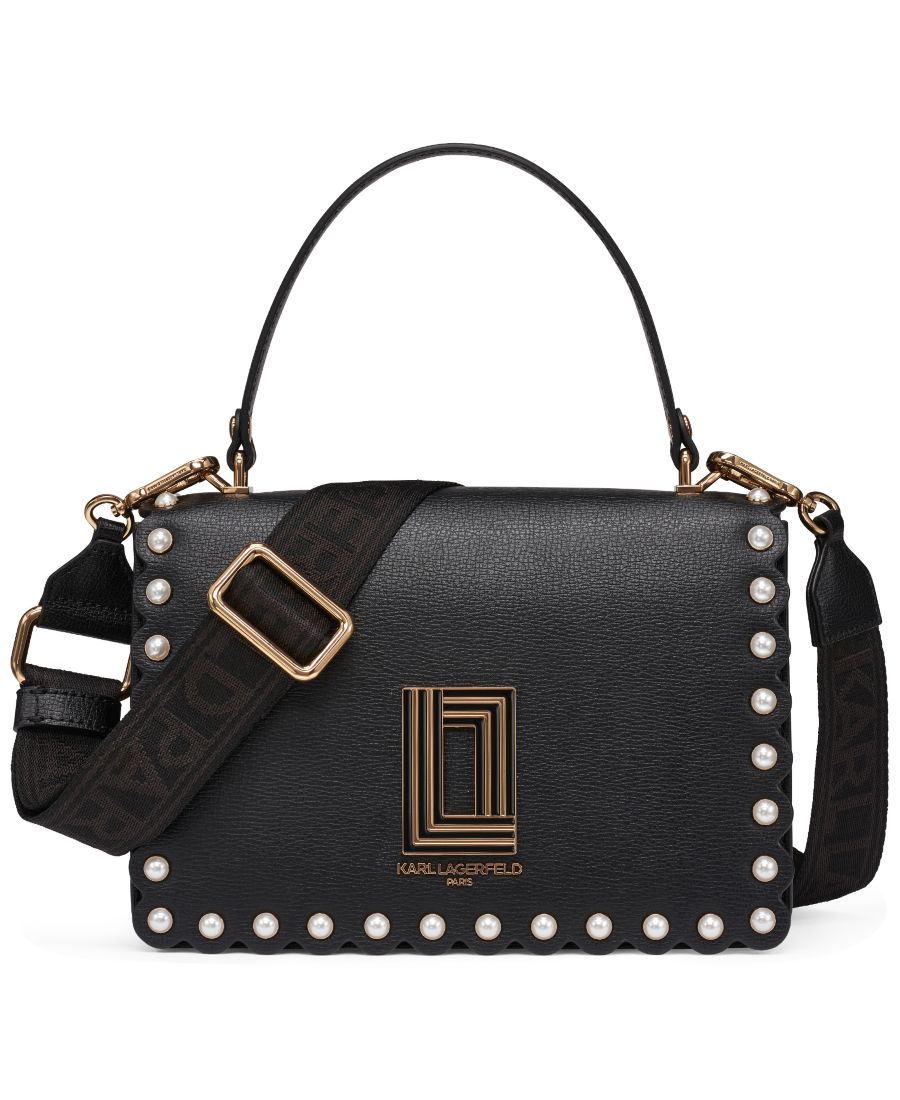 

Маленькая сумка через плечо Simone KARL LAGERFELD PARIS, Black/gold