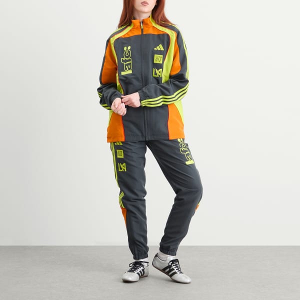 Спортивная куртка Los Angeles FC NTS Adidas, серый, fuchsia & желтый — фото 4